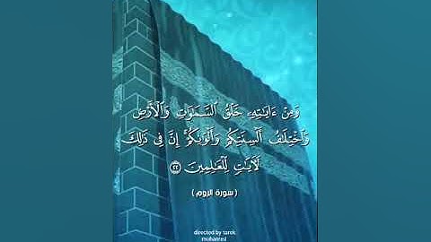 ما تيسر من سورة الروم بصوت القارئ أحمد عبدالحميد طاحون