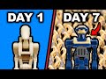 I built a lego droid army in 7 days