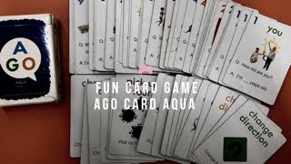 【現在形のQ&Aが楽しく学べるカードゲームAGO】