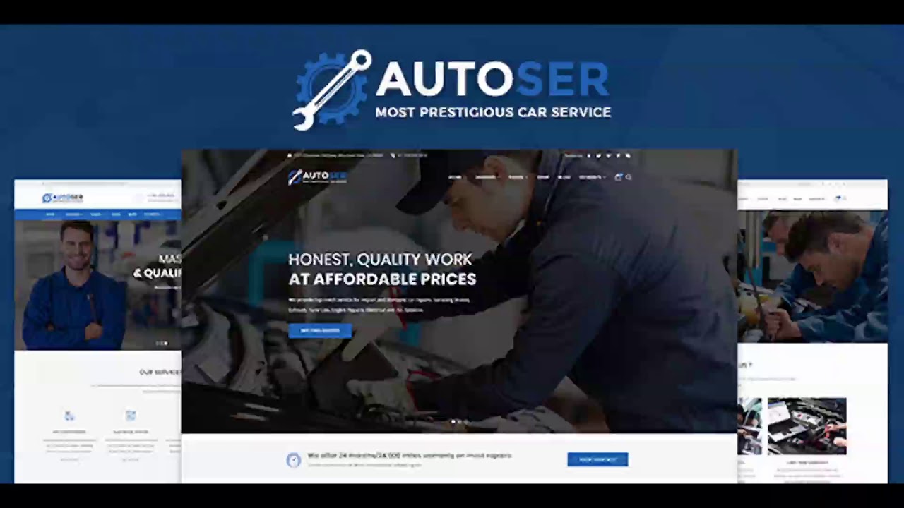 AutoService - Car Repair and Car Service | Themeforest Website Templates and Themes