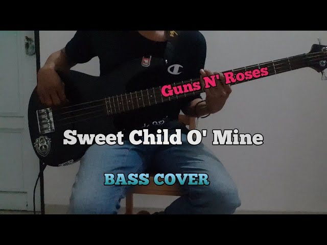 Bass COVER || Sweet Child O' Mine - Guns N' Roses (bassist pemula) class=