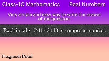 Explain why 7*11*13+13 is composite number.