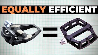 Are Clipless Pedals Actually More Efficient Than Flat Pedals? The Answer Might Surprise You.