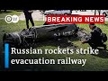 Russian rockets hit train station in Kramatorsk, Donetsk region | DW News