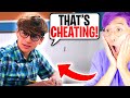 Teen Cheats Off Of Nerd's Math Test (LANKYBOX REACTION!?) *SHOCKING ENDING*