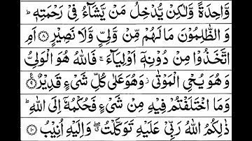 42 Surah As Shura With Arabic Text  سورة الشورى