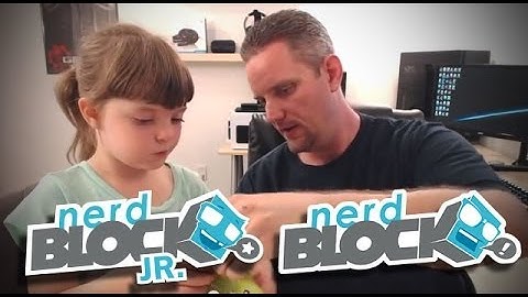 Our very first Nerd Block and Nerd Block Jr! Like Father like Daughter