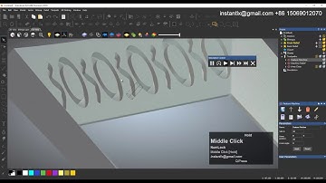 How to make pattern  tool path on ramp surface, ArtCAM tutorial,
