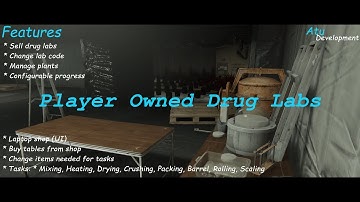 [ESX] Player-Owned Drug Labs with NUI (Shop)