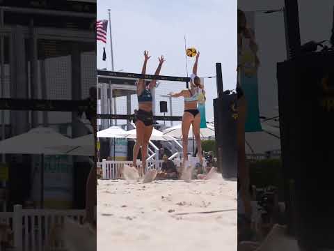 “No Mercy on the Sand: Power, Precision, and Pure Beach Heat” #sportinvest #womensbeachvolleyball