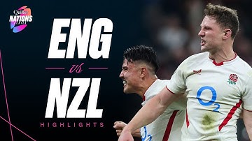 HIGHLIGHTS | England v New Zealand | England take down the All Blacks!