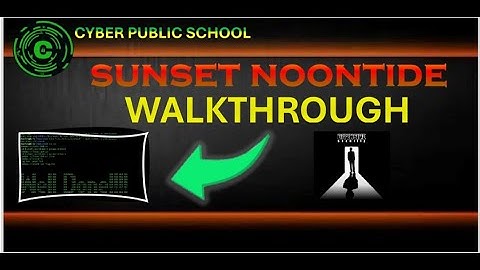 sunset noontide || walkthrough || proving ground || ( without metasploite )