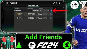 How To Add Friends in FC Mobile 24 | Send Friend Request | Get Friends in FC Mobile
