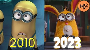 Evolution of Minions in Movies & TV (2010-2023) #thenandnow #minions
