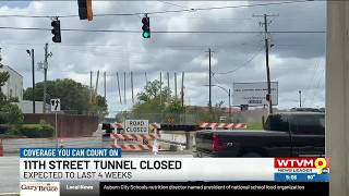 11th Street tunnel closed, expected to last 4 weeks