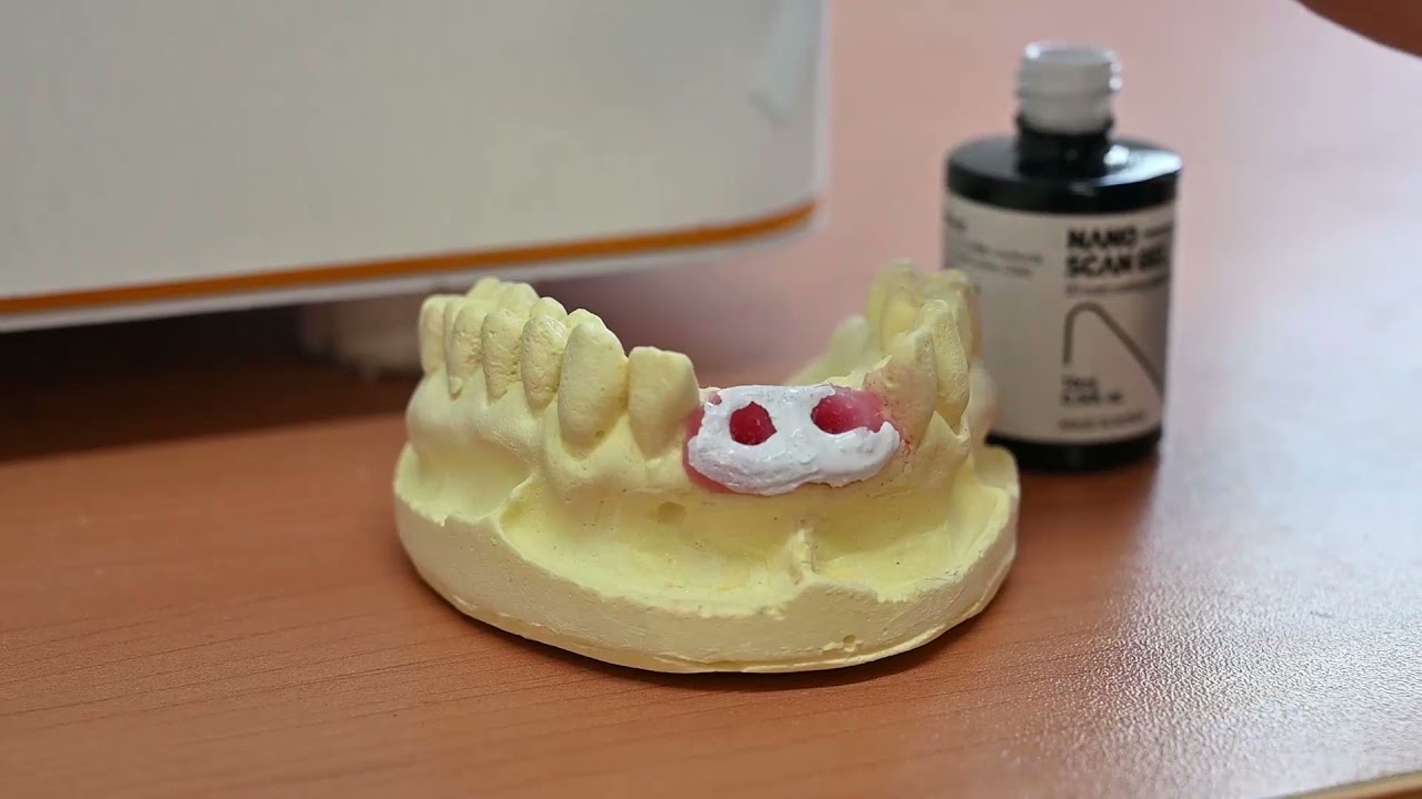 Nano scan gel in gingival mask silicon