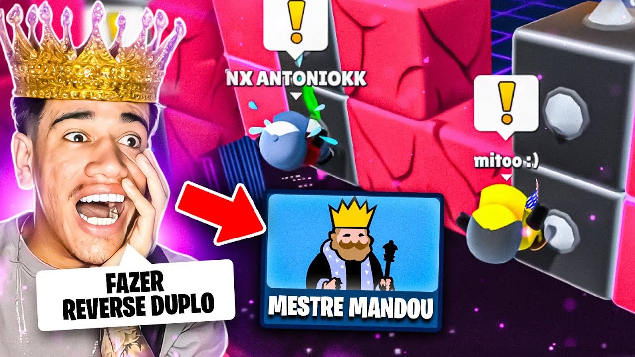 MESTRE MANDOU NO STUMBLE GUYS - SÓ TEVE BURLA INSANA NESSE DESAFIO