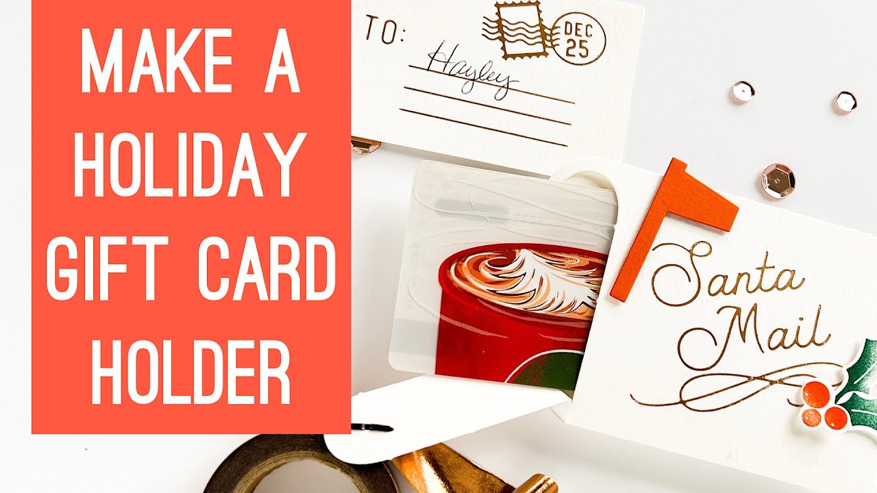 HOW TO MAKE A MAILBOX GIFT CARD HOLDER YouTube