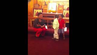 Cutest kid says Easter speech!