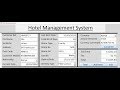 How to Create Hotel Management System in Microsoft Access 2016 Using VBA - Full Tutorial