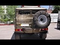 Пикап построенной на базе армейского грузовика  ГАЗ-66.