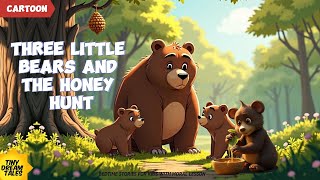 🐻✨ Three Little Bears and the Honey Hunt | A Fun Bedtime Story for Kids!