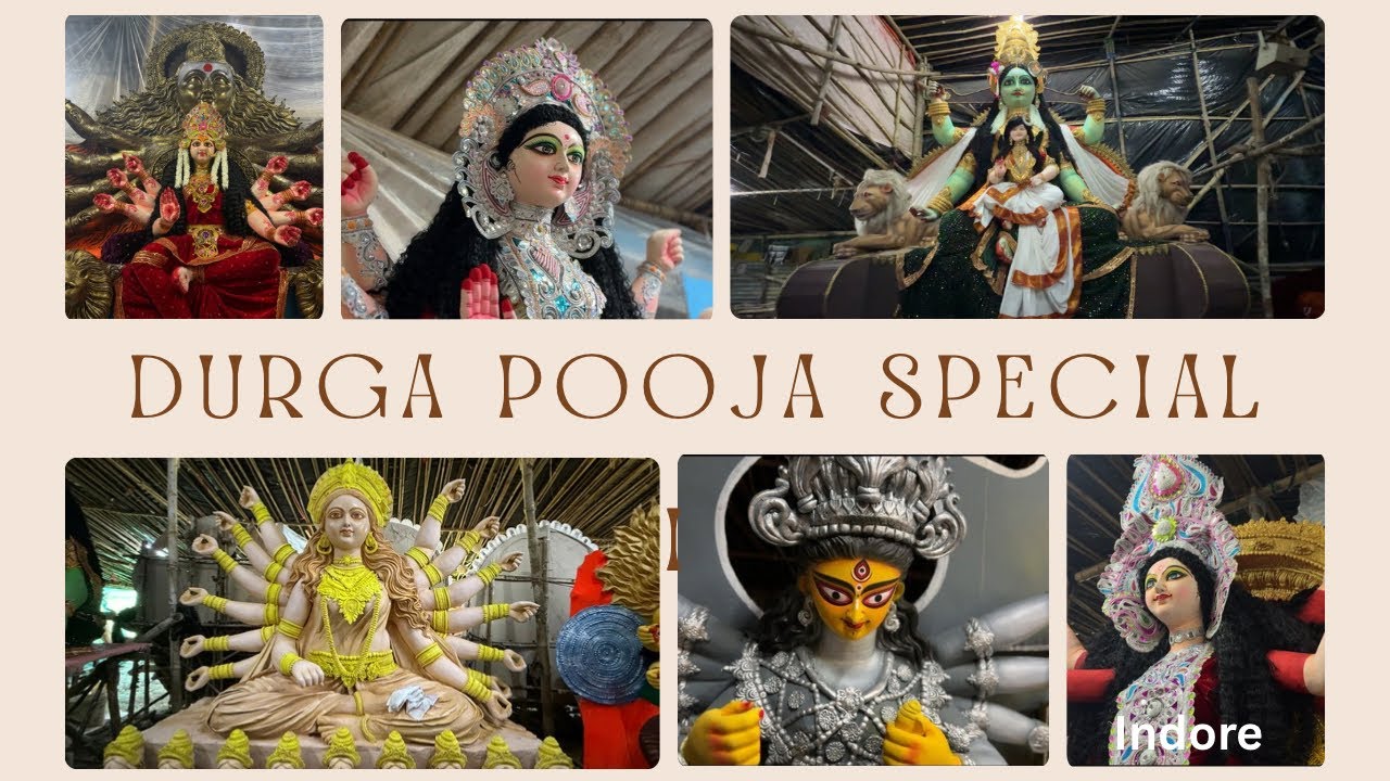 माता जी की प्रतिमा बनते हुए 🙏 || Abhi onTrip