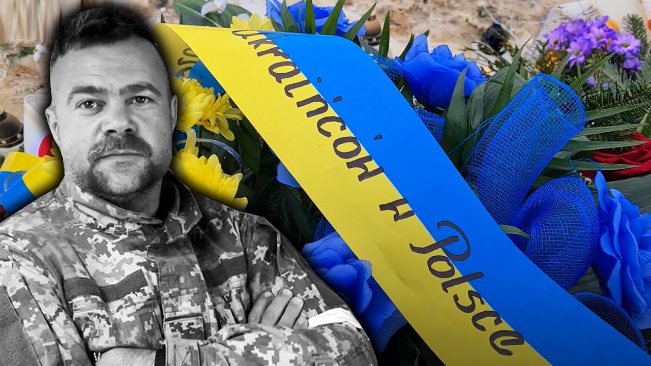 Grób polskiego żołnierza. Zginął walcząc o wolną Ukrainę...