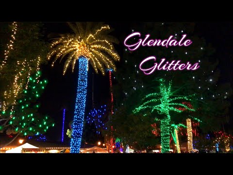 Видео: Glendale Glitters Christmas Festival в Аризона