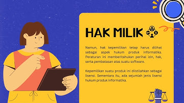 Dampak Sosial Informatika - Aspek Ekonomi dan Hukum dari Produk Informatika
