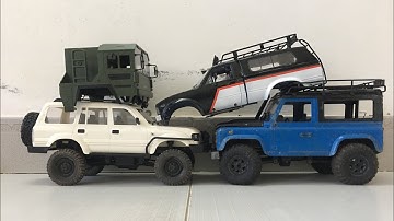 WPL 2 speed gearbox VS 370 Full metal gearbox VS MN99s 260 gearbox