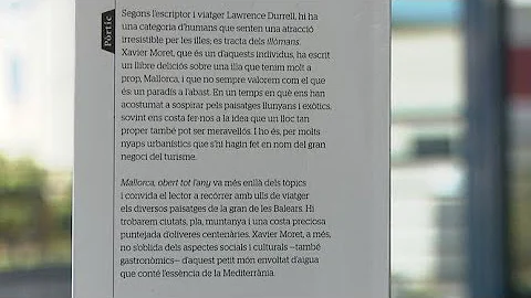 La mirada de Xavier Moret a 'Mallorca, obert tot l...