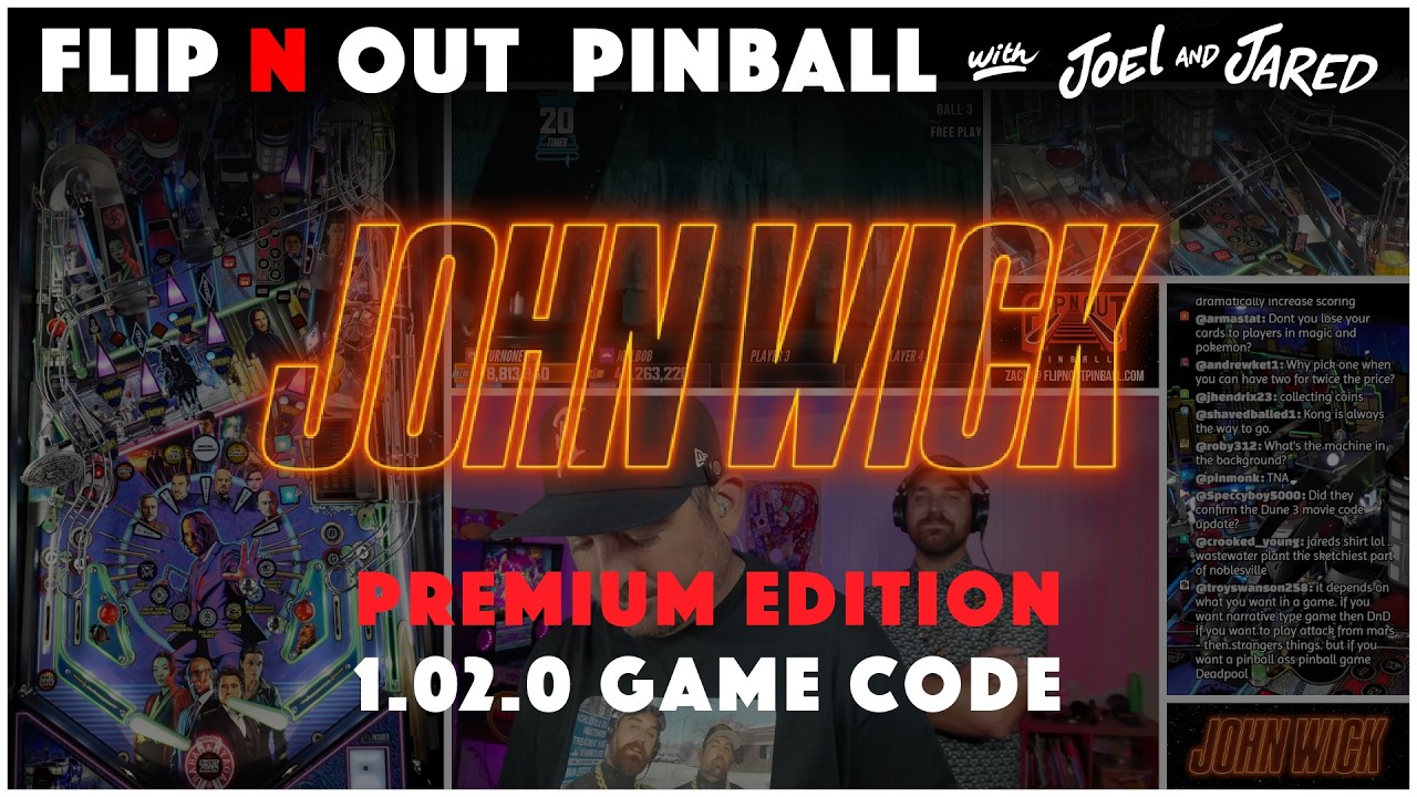 🔴LIVE - John Wick Pinball with finished code!