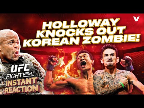 Max Holloway knocks out The Korean Zombie! Chan Sung Jung retires from UFC | DC Instant Reaction