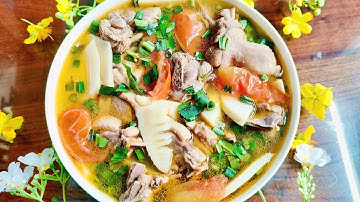 Vịt nấu măng miền bắc