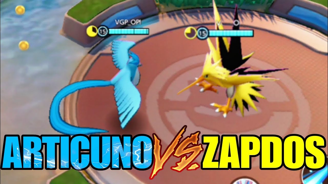 Zapdos ⚡VS Articuno❄️ in Pokemon Unite 🤔🧐