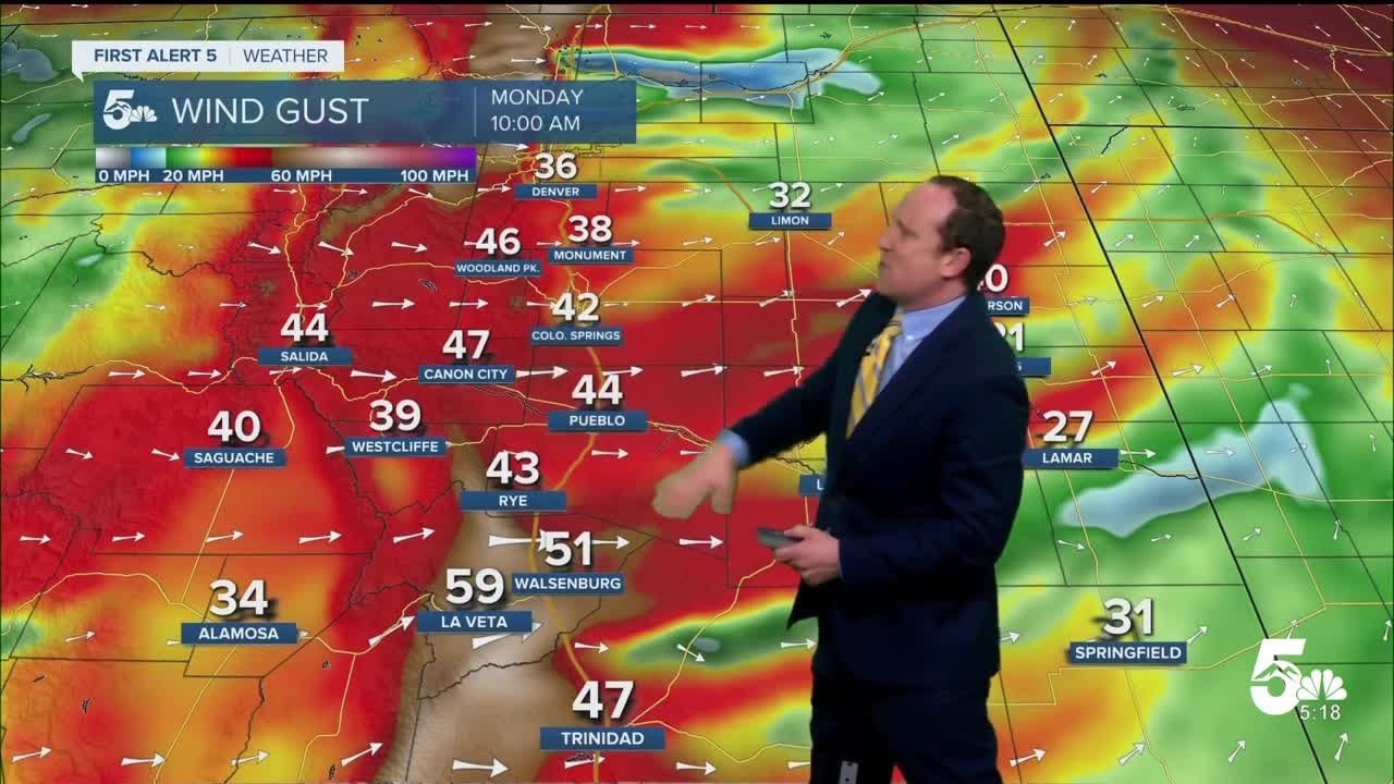 High Wind Warnings & Red Flag Warnings to start the week for Southern ...