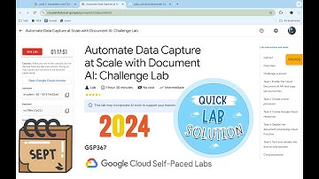 [2024] Automate Data Capture at Scale with Document AI: Challenge Lab || #qwiklabs || #GSP367