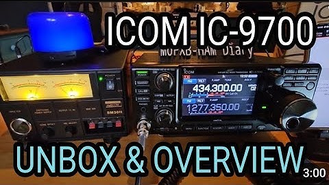 UNBOX ICOM IC-9700 , 2025