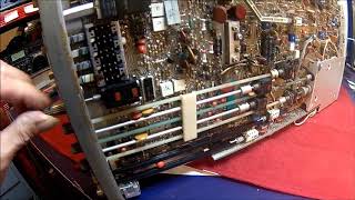 Tektronix 464 oscilloscope repair, channel off screen/large offset and other issues
