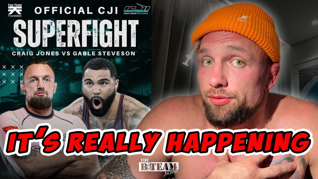 Craig Gable Craig Jones vs Gable Steveson SIGNED for CJI 2! - YouTube