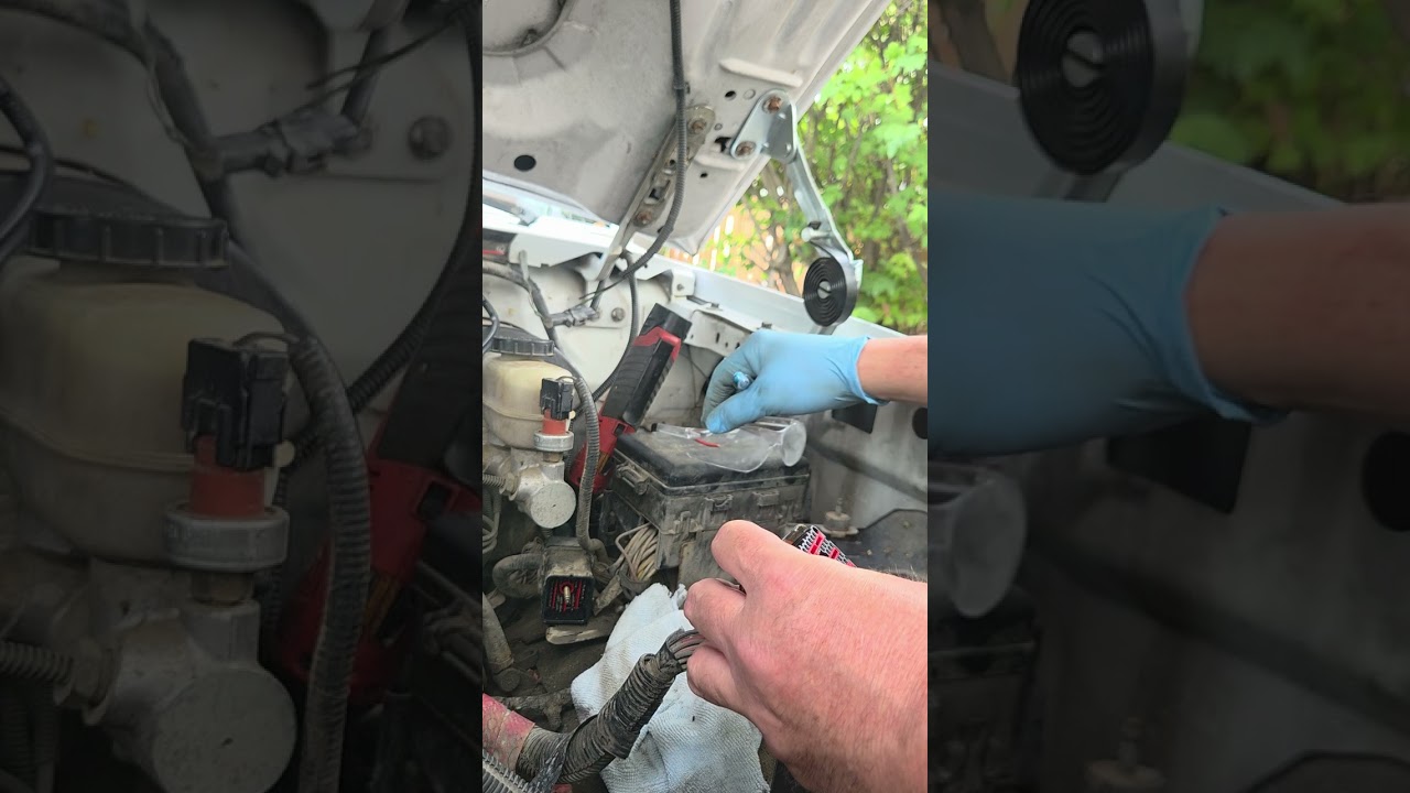 Cleaning the wire harness connectors on a 7.3 obs. 1997 7.3 powerstroke