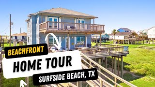 SOLD | 6-Bedroom Beachfront Home Tour in Surfside Beach, TX