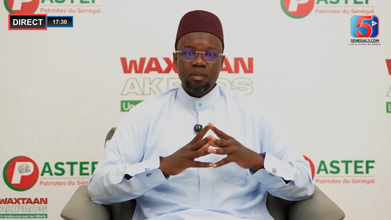 🛑Urgent• La Déclaration d’OUSMANE SONKO ( Waxtaan Ak PROS…)