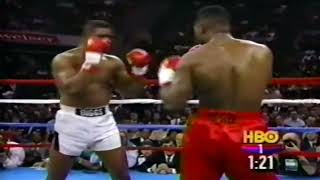 Boxing. Tyrell Biggs vs Lennox Lewis. #heavyweightboxing