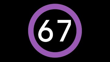 67-Second Countdown Timer - Dark Background + Circular Progress Bar + Ending Sound