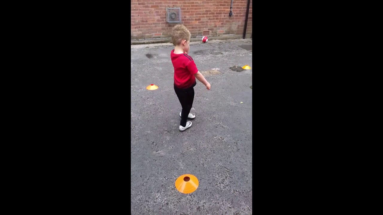Football Skills by 4 year old Dante