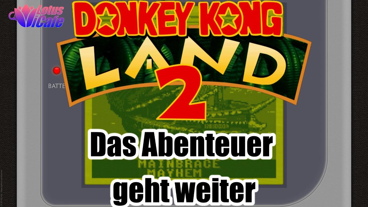 Donkey Kong Land 2 – Das Abenteuer geht weiter auf dem Gameboy - YouTube