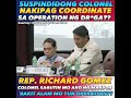 Cong. Richard Gomez | Sagutin mo ako ng maayos! Nakipag Coordinate kaba?