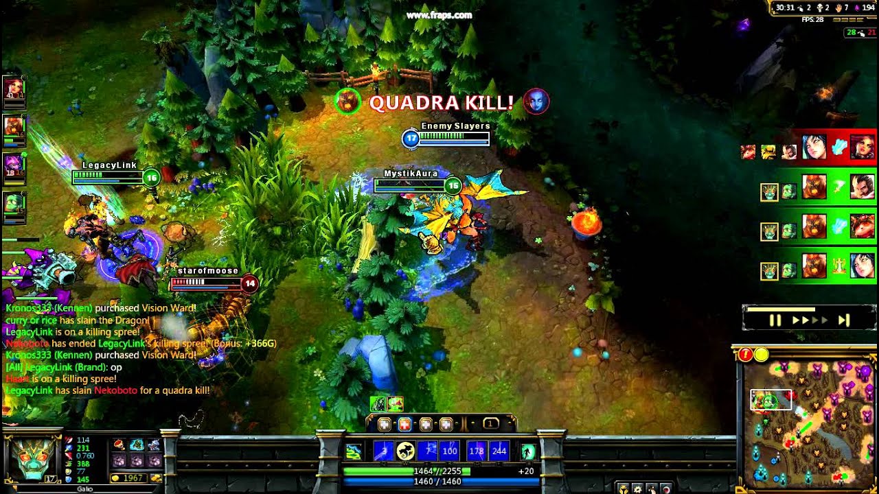 Brand penta kill 4v5 with all ap AoE ult team